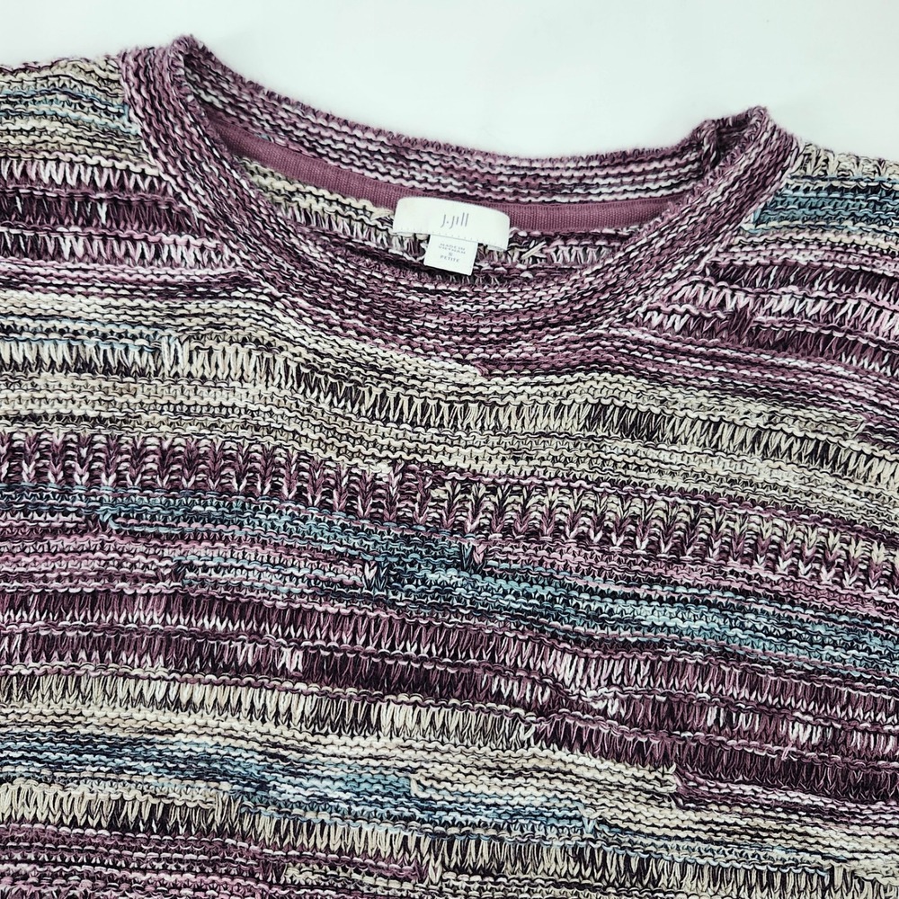 J. Jill Womens Boho Earthy Indie Granola Sweater Size SP Coastal Fall Layering